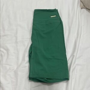 Gymshark X Whitney Simmons Palm Green Cycling Shorts